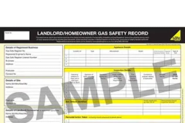 Landlord Gas Certificates £60
